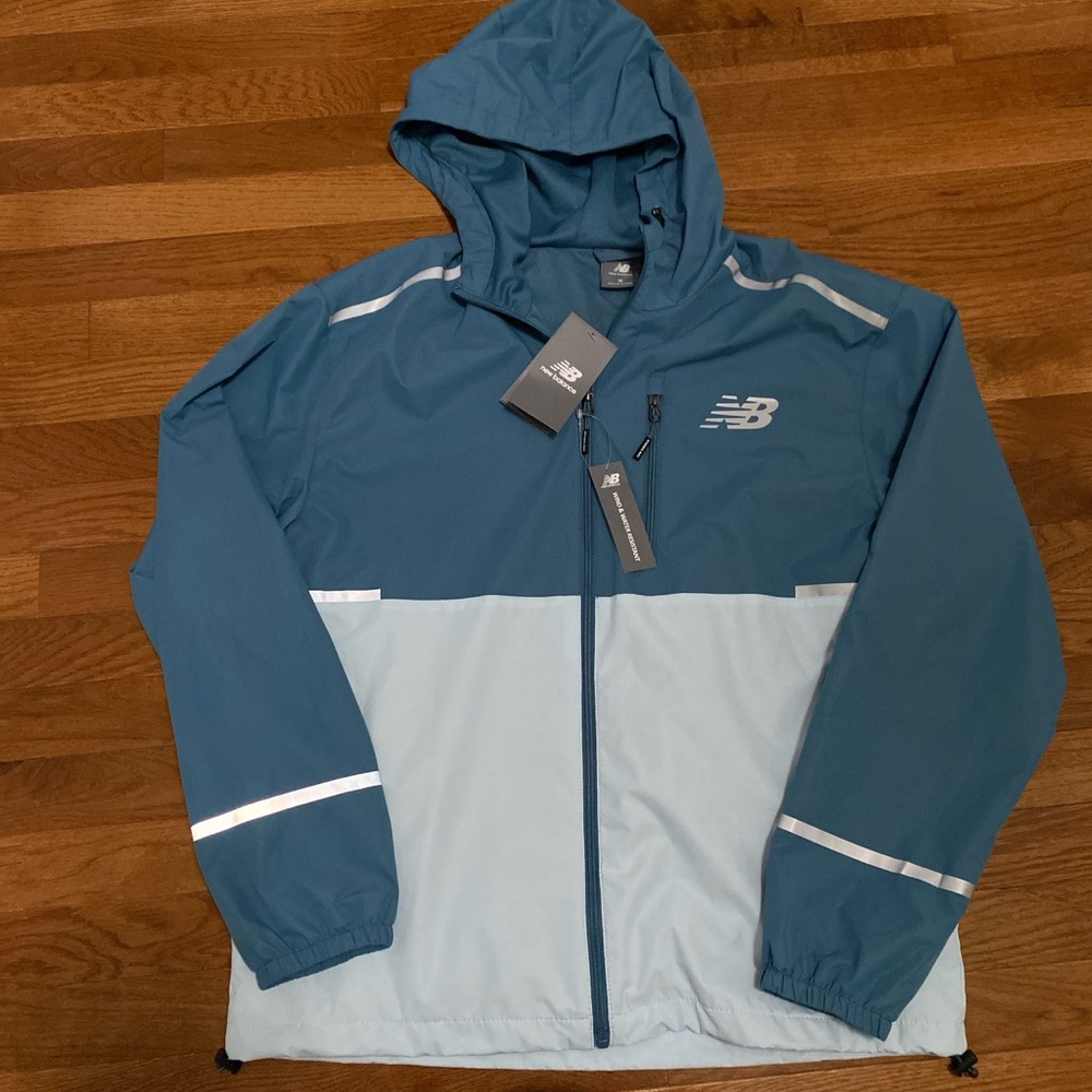 New balance men’s track jacket windbreaker